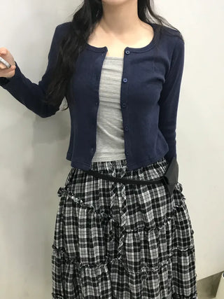 Neo Daily Punching Crop Cardigan