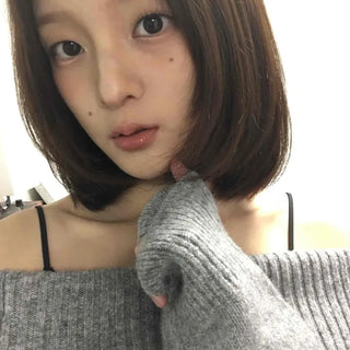 French Wide Collar Off-Shoulder Slim Fit Knit