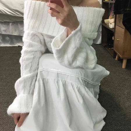 Pleated Shirred Banded Tiered Long Skirt
