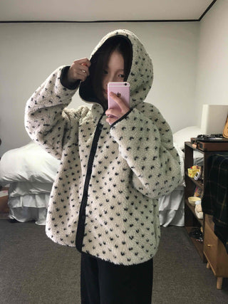 Oversized Hooded Duck Down Loose Fit Padded Jumper