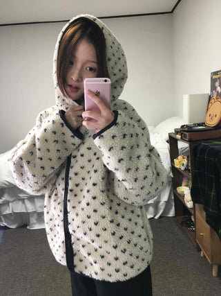 Oversized Hooded Duck Down Loose Fit Padded Jumper