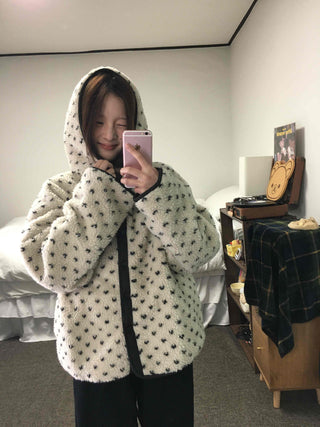 Oversized Hooded Duck Down Loose Fit Padded Jumper
