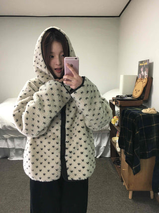 Oversized Hooded Duck Down Loose Fit Padded Jumper