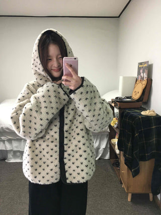 Oversized Hooded Duck Down Loose Fit Padded Jumper