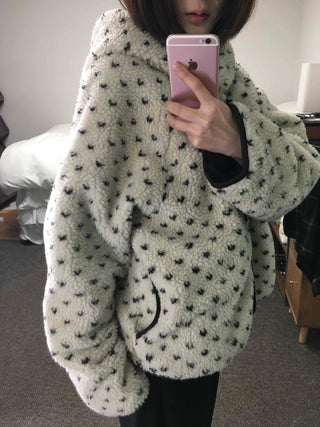 Oversized Hooded Duck Down Loose Fit Padded Jumper