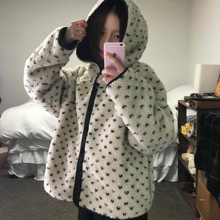 Oversized Hooded Duck Down Loose Fit Padded Jumper