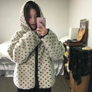 Oversized Hooded Duck Down Loose Fit Padded Jumper