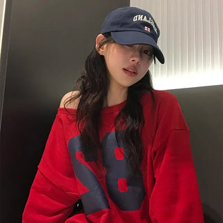 Bico Terry 82 One Off-Shoulder Sweatshirt