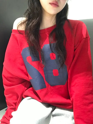 Bico Terry 82 One Off-Shoulder Sweatshirt