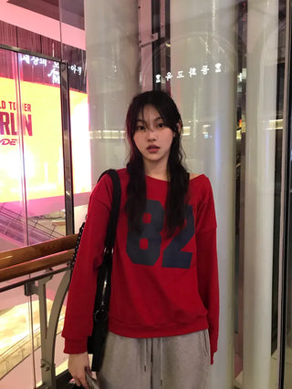 Bico Terry 82 One Off-Shoulder Sweatshirt