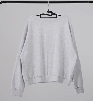 Bico Terry 82 One Off-Shoulder Sweatshirt