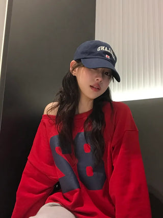 Bico Terry 82 One Off-Shoulder Sweatshirt