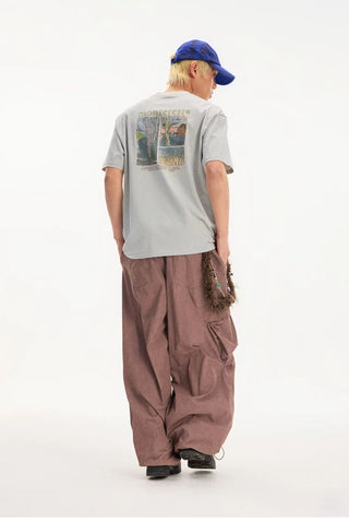 [Monterest] Washed Forest Print Relaxed Fit Tee