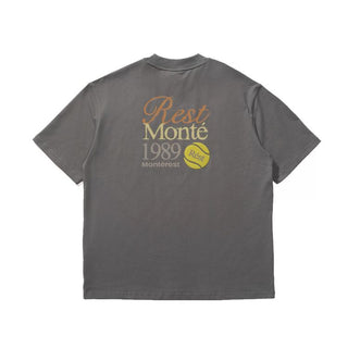 [Monterest] Tennis Print Cotton T-Shirt