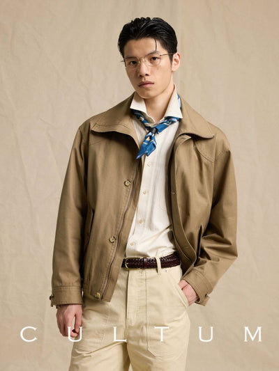 [CULTUM] Cotton Ivy Collar Sailing Jacket
