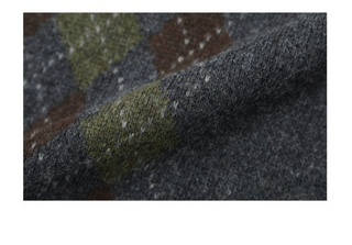 [MASONPRINCE] Argyle Cardigan/Sweater