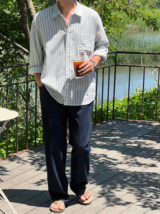 Renault Pinstripe Shirt