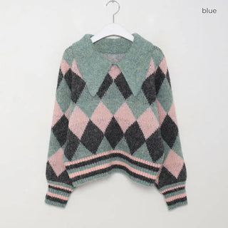 Pastel Round Knit