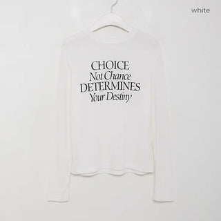 CHOICE Lettering T-shirt