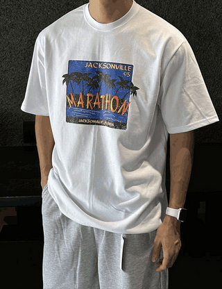 MARATHON Multi-Print Short Sleeve T-shirt (3 colors)