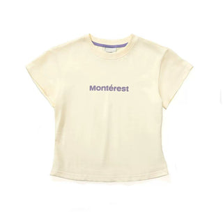 [Monterest] Quick-Dry Antibacterial Logo Crewneck Tee