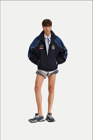 [MASONPRINCE] Sport Club Badge Training Jacket