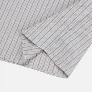 Striped short-sleeved shirt