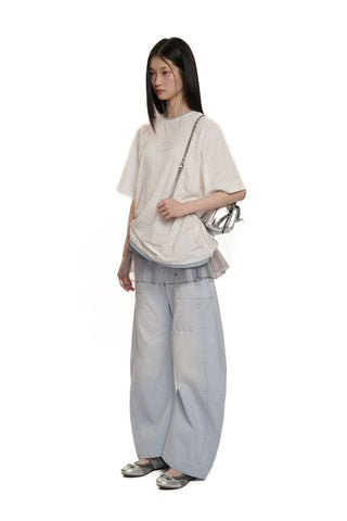 [Moromoro2] Layered Tulle Mesh Mini Skirt