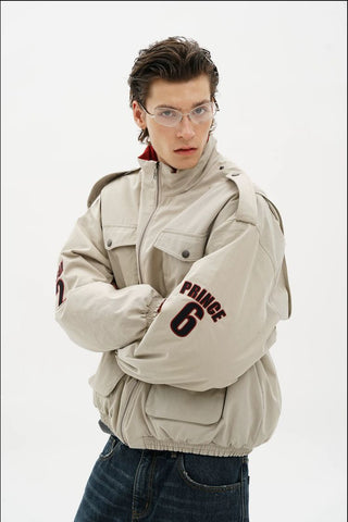 [MASONPRINCE] Reversible Padded Racing Jacket