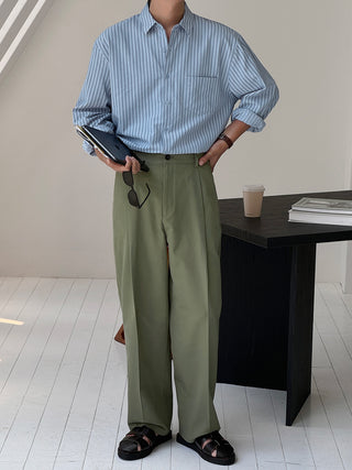Cohen Seersucker Stripe Shirt
