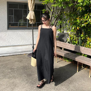 Long camisole dress