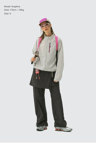 [Monterest] Packable Water-Resistant Zip-Up Jacket