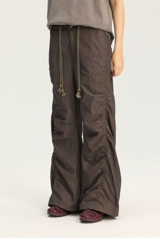 [Monterest] Washed Pleated Wide Leg Pants
