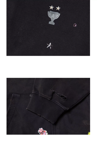 [MASONPRINCE] Patchwork Heavyweight Hooded Jacket/Pant