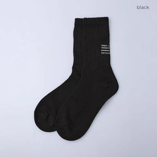 Bag lettering socks