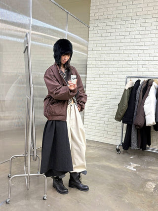 [NeverSeez] Wool-Lined Pilot Jacket