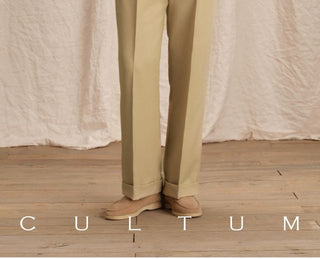 [CULTUM] Pleated Hollywood Trousers