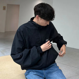 Lettering Nylon Jumper