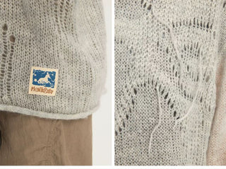 [Monterest] Mohair Blend Openwork Starfish Sweater