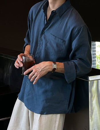 LAB Linen Pocket Shirt (cool fabric)