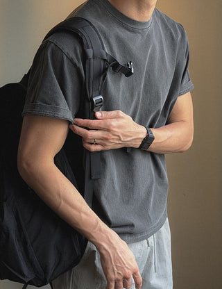 Crop pigment short-sleeve tee (7 colors)