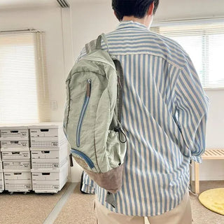Oversized striped shirt
