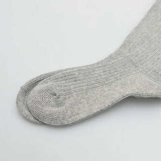 Ribbed long socks