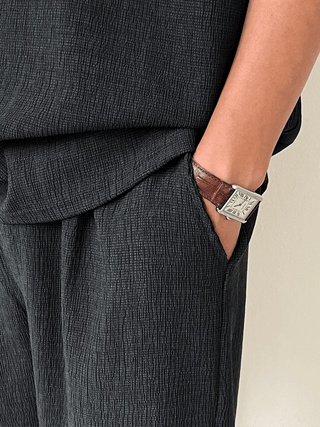 Lounge Pleated Wide Pants