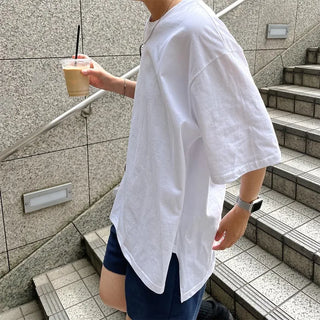 silk simple tee