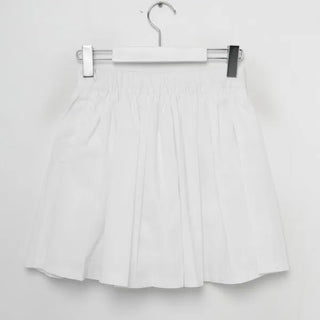 A-line cotton flared skirt