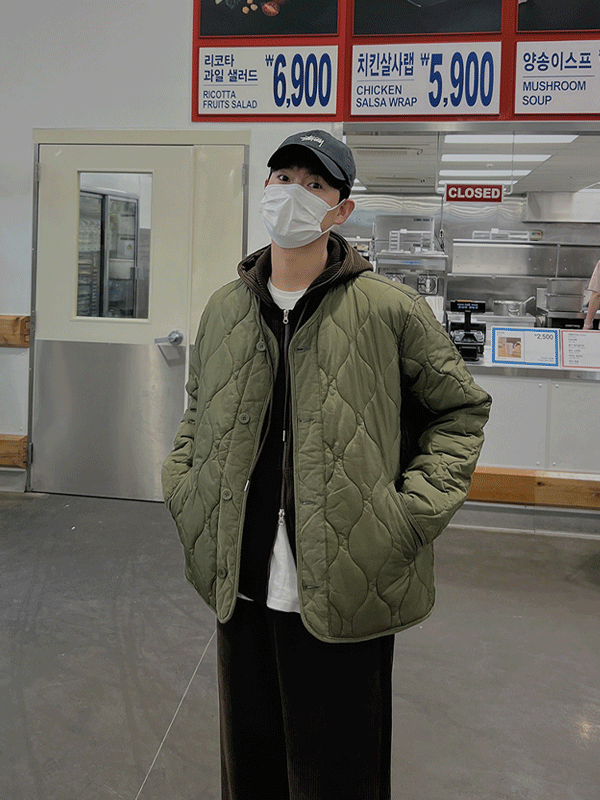 Tom Contrast Quilted Jumper