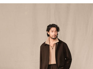 [CULTUM] Knit Collar Business Casual Jacket