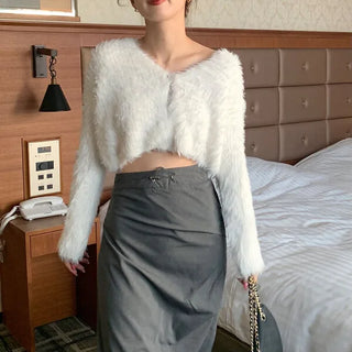 Soft cropped cardigan