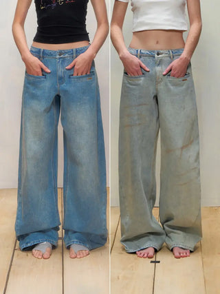 [NOTAWEAR] Summer Loose Straight-Leg Jeans